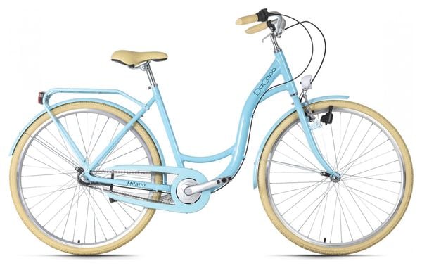 Vélo pour dame 28'' Milano bleu 3 vitesses TC 51 cm DaCapo