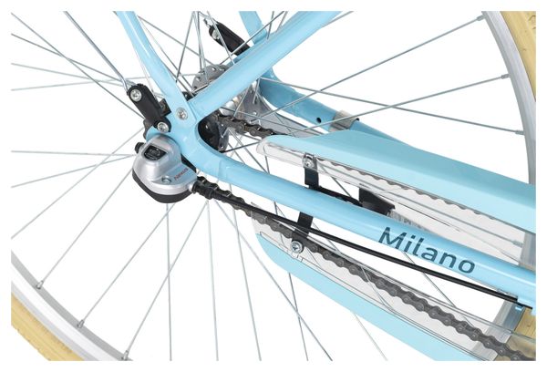 Vélo pour dame 28'' Milano bleu 3 vitesses TC 51 cm DaCapo