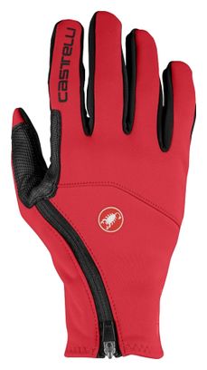 Castelli Espresso Mortirolo Gloves Red