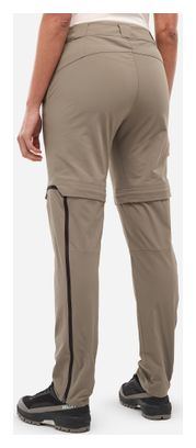 Pantalones convertibles Millet Ubic Stretch Zip Off beige para mujer