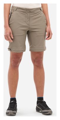 Pantalones convertibles Millet Ubic Stretch Zip Off beige para mujer