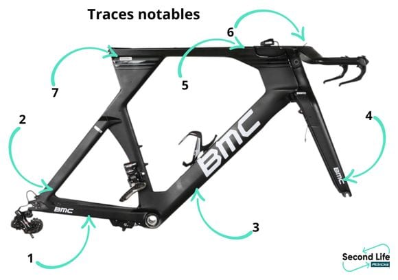 Vélo Team Pro - Kit Cadre / Fourche BMC Timemachine 01 AG2R Campagnolo Super Record EPS 11V Patins 2021 'Dorian Godon'