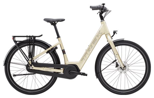 Trek District 1 Lowstep Electric City Bike Shimano Nexus 7S 400 Wh 700 mm Beige 2024 Alltricks