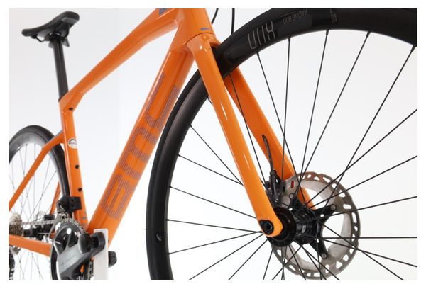 Produit reconditionné · BMC Roadmachine One Carbone Di2 12V · Orange / Vélo de route / BMC | Très bon état