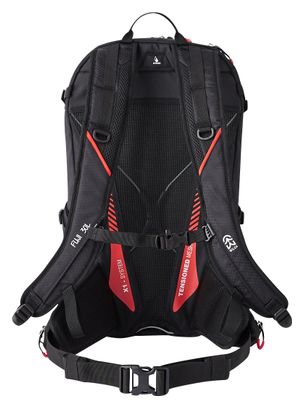 Sac à Dos Multi-sport Fuji 30 litres Noir et Rouge Wilsa