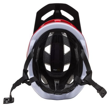 Casque VTT Fox Speedframe Pro Defy Rouge Fluo