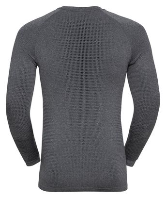 Odlo Performance Warm Eco Long Sleeve Jersey Grey Black