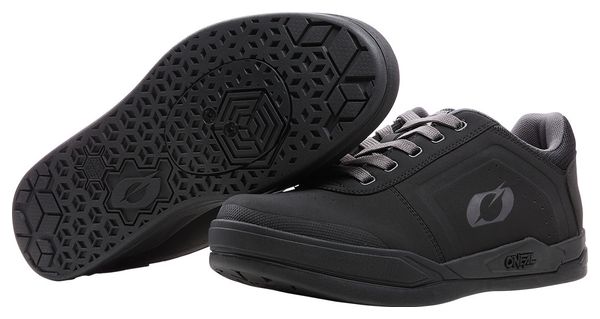 Paar O'Neal PINNED SPD V.22 MTB Schuhe Schwarz / Grau