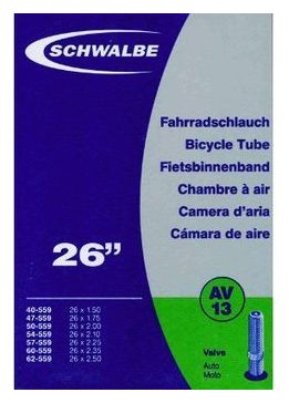 Schwalbe Chambre à air AV13 26x1.5/2.4 Schrader