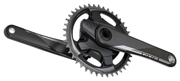 Quarq Guarnitura Sensore di potenza Sram Red D1 DUB 46 Denti 1x12V (senza scatola) Nero