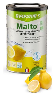 Boisson maltodextrine Overstims Bio Malto Citron - 450g