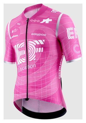 Assos Mille GT S11 Evo Team EF Pro Cycling Short Sleeve Jersey Pink Men's