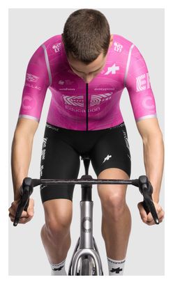 Assos Mille GT S11 Evo Team EF Pro Cycling Short Sleeve Jersey Pink Men's