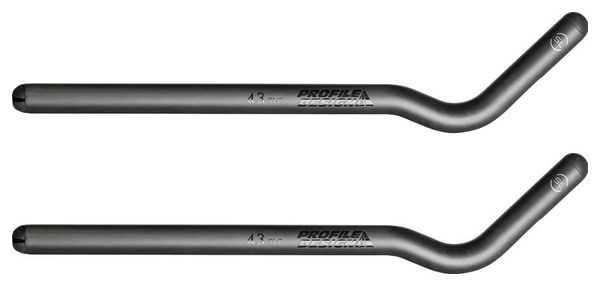 Profile Design 43 SLC Carbon Extensions Black | Alltricks.com