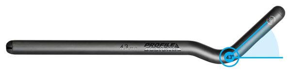 Paire de Prolongateurs Profile Design 43 SLC Carbon Noir