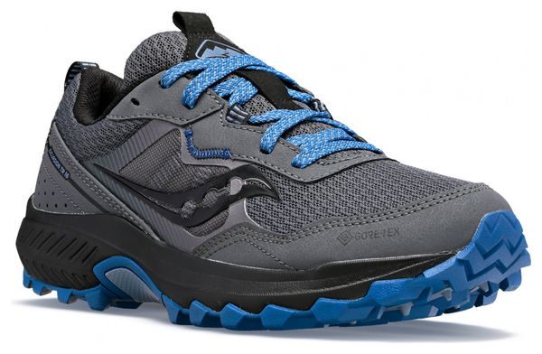 Chaussures Trail Saucony Excursion TR16 GTX Gris Bleu Femme