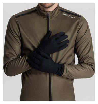 Gants Velo Long De Hiver Rogelli Neoflex - Unisexe - Noir
