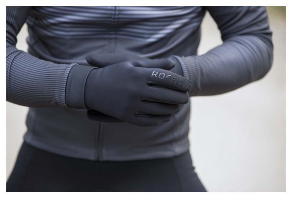Gants Velo Long De Hiver Rogelli Neoflex - Unisexe - Noir