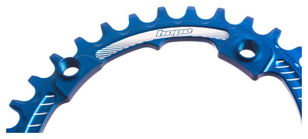 Hope Retainer Oval Narrow Wide Chainring Blue