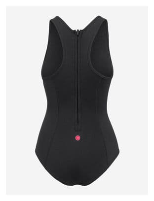 Neopren One Piece Badeanzug Damen Schwarz