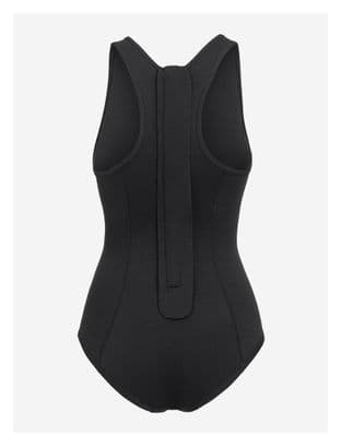 Neopren One Piece Badeanzug Damen Schwarz