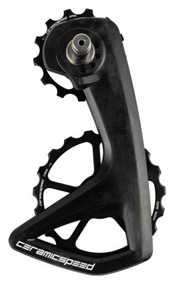 Polea de desviador CeramicSpeed OSPW RS de 5 radios 13/19T para desviador Shimano Ultegra Di2 (R8150) / Dura-Ace Di2 (R9250) 12S Negro