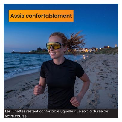 Lunettes de sport avec 5 verres interchangeables - lunette running