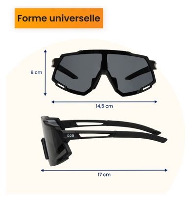 Lunettes de sport avec 5 verres interchangeables - lunette running