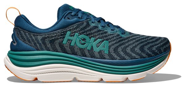 Hoka Gaviota 5 Running Shoes Blue/Orange Men