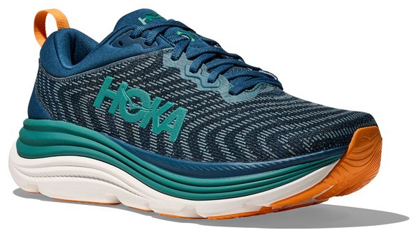 Hoka Gaviota 5 Running Shoes Blue/Orange Men