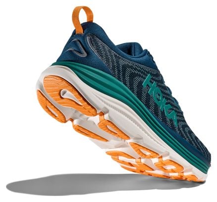 Hoka Gaviota 5 Running Shoes Blue/Orange Men