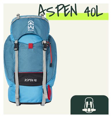 Sac à Dos Balade Aspen 40 litres Bleu