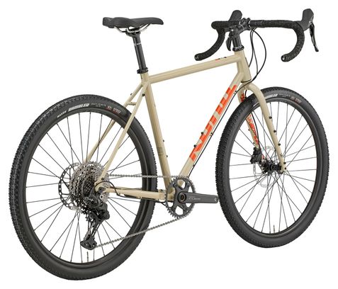 Kona Rove DL Gravelbike aus Stahl, Sram Rival 11-fach, 650 mm, beige