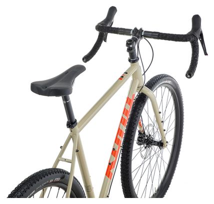 Kona Rove DL Gravelbike aus Stahl, Sram Rival 11-fach, 650 mm, beige