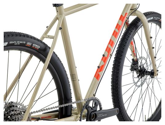 Kona Rove DL Gravelbike aus Stahl, Sram Rival 11-fach, 650 mm, beige