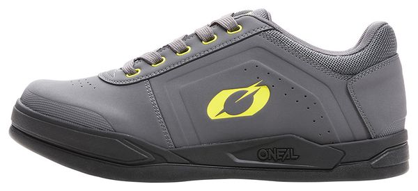 Pair of O&#39;Neal PINNED SPD V.22 Gray / Yellow MTB Shoes