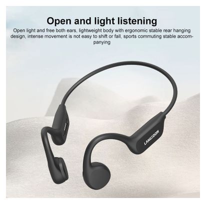 Langsdom  écouteurs à conduction osseuse étanches Bluetooth