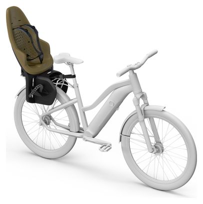 Silla de bicicleta para niños Thule Yepp 2 Maxi para montaje en portaequipajes, color verde Nutria