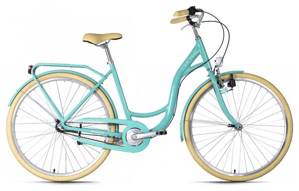 Vélo pour dame 28'' Milano turquoise 3 vitesses TC 51 cm DaCapo