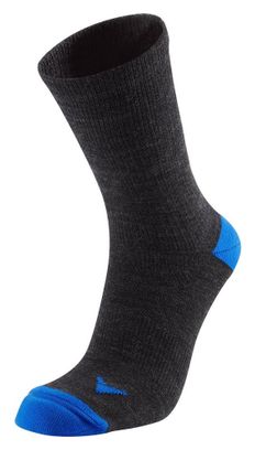 Calcetines Merino Unisex de Altura Negro/Azul