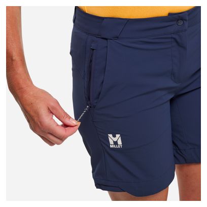 Pantaloncini Millet Ubic Stretch blu da donna