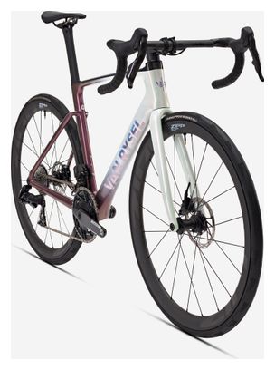 Van Rysel RCR Pro Sram Force AXS 12-Speed Road Bike, 700 mm, White/Lotus Pink