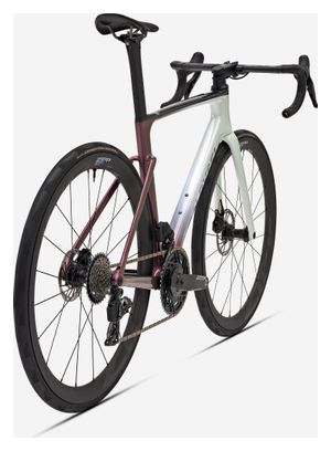 Van Rysel RCR Pro Sram Force AXS 12-Speed Road Bike, 700 mm, White/Lotus Pink