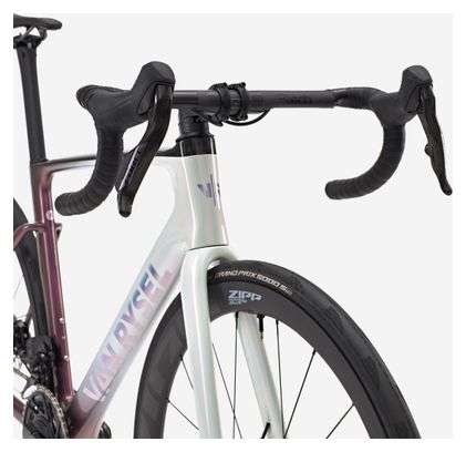 Van Rysel RCR Pro Sram Force AXS 12-Speed Road Bike, 700 mm, White/Lotus Pink