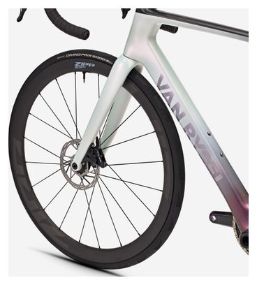 Van Rysel RCR Pro Sram Force AXS 12-Speed Road Bike, 700 mm, White/Lotus Pink