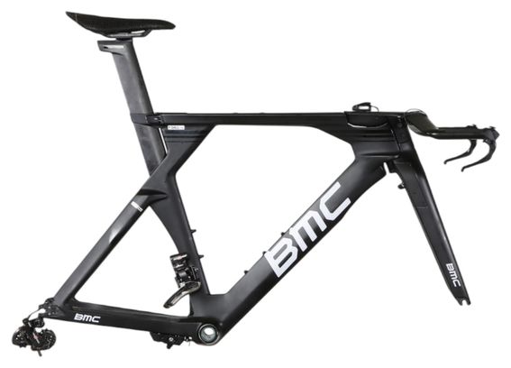 Vélo Team Pro - Kit Cadre / Fourche BMC Timemachine 01 AG2R Campagnolo Super Record EPS 11V Patins 2021 'Felix Gall'