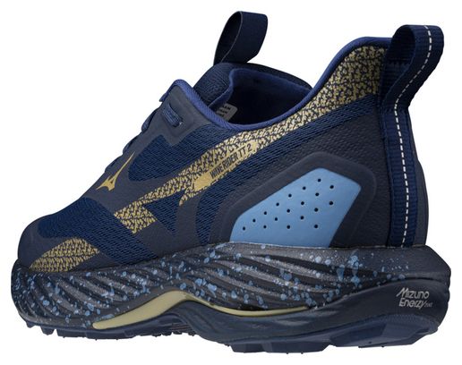 Mizuno Wave Rider TT 2 Hardloopschoenen Blauw/Goud Heren