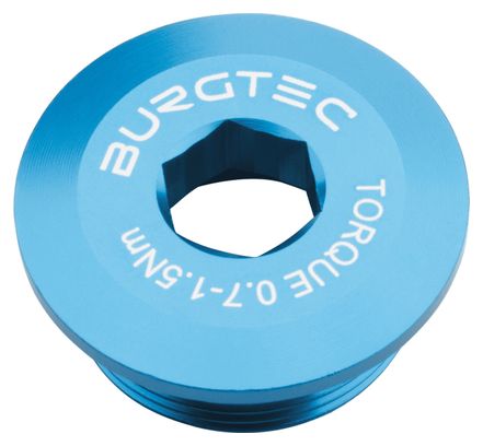 Vis de Pédalier Auto-Extractrice Burgtec Shimano Crank Bolt pour Shimano XTR/XT/SLX/LX/Deore/Saint/Zee/E-Bike Bleu Deep