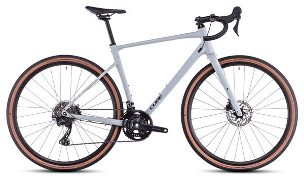 Cube Nuroad Race Gravel Bike Shimano GRX 12S 700 mm Haze Grey 2025