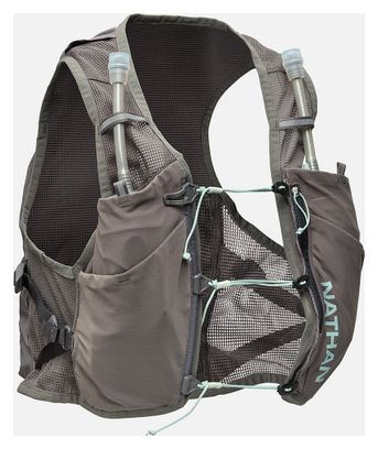 Nathan Pinnacle Breeze 4L Women's Trinksack Grau/Grün Spray